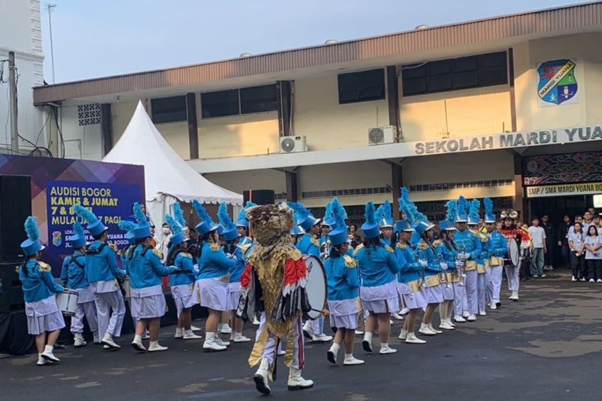 GTV menggelar kompetisi Liga Bintang Juara di Sekolah Mardi Yuana Bogor, Jawa Barat pada Kamis (7/5/2026). Foto/Cikal Bintang.