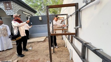 Kemenhaj terus mematangkan kesiapan fasilitas di Arafah, Muzdalifah, dan Mina (Armuzna) menjelang fase puncak haji, mulai dari soal toilet hingga AC. (Foto: Dok Haji.go.id)