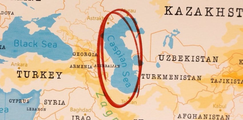 Laut Kaspia jadi kunci bagi Iran untuk memenangkan perang. Foto/X/@washington_EY