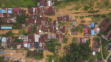 Banjir di Kendari. ANTARA FOTO/Andry Denisah