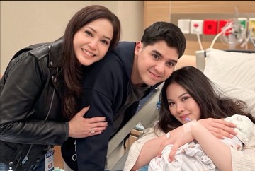 Momen Hangat Maia Estianty dan Irwan Mussry Menjadi Kakek-Nenek, Menjenguk Cucu Pertama di RS
