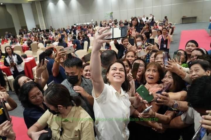 Berkonflik dengan Presiden Filipina Ferdinand Marcos Jr, Wapres Sara Duterte terancam dimakzulkan. Foto/X