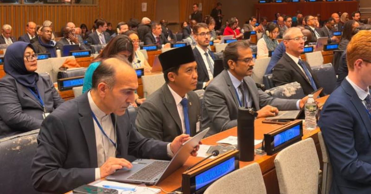 Menhut Raja Juli Antoni tegaskan komitmen kuat Pemerintah Indonesia melindungi keanekaragaman hayati pada Sidang ke-21 UNFF21 di Markas Besar PBB di New York. foto: Kemenhut