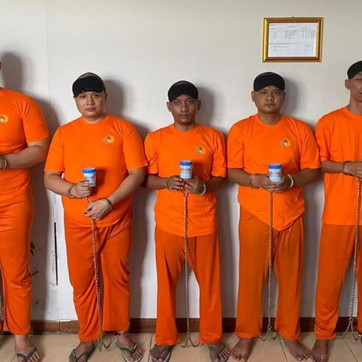 Ammar Zoni dan terpidana lainnya. Foto: dok. Istimewa