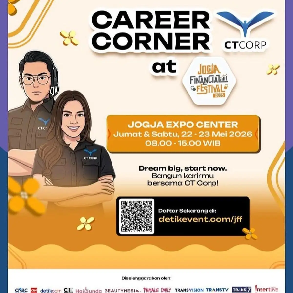 Career Corner Jogja Financial Festival 2026. (Foto: Dok Career Corner)