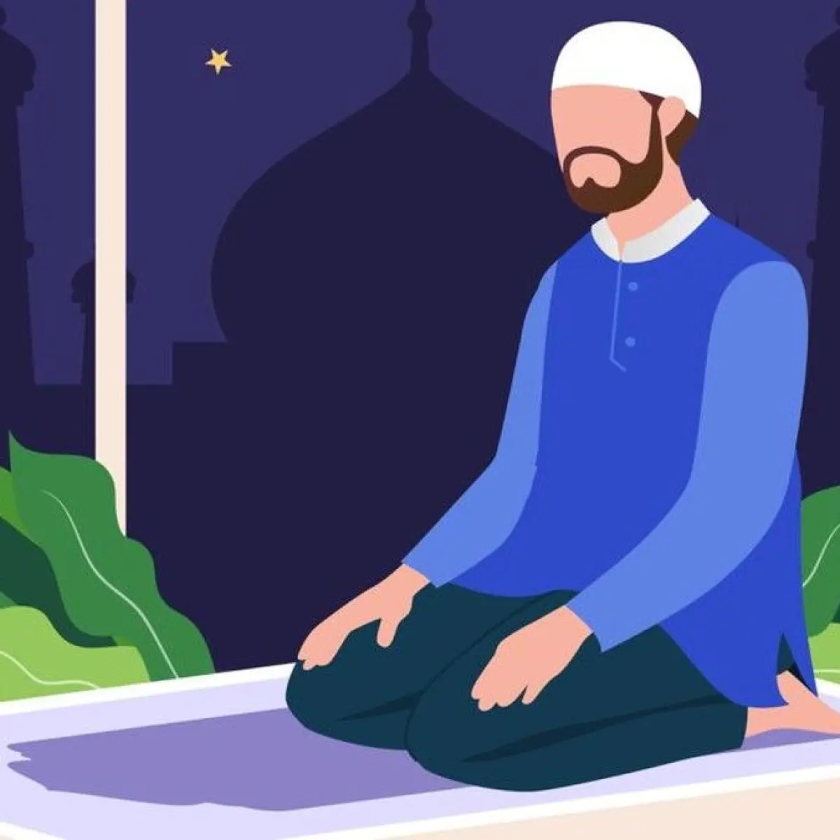 Ilustrasi sholat (Foto: Freepik/freepik)