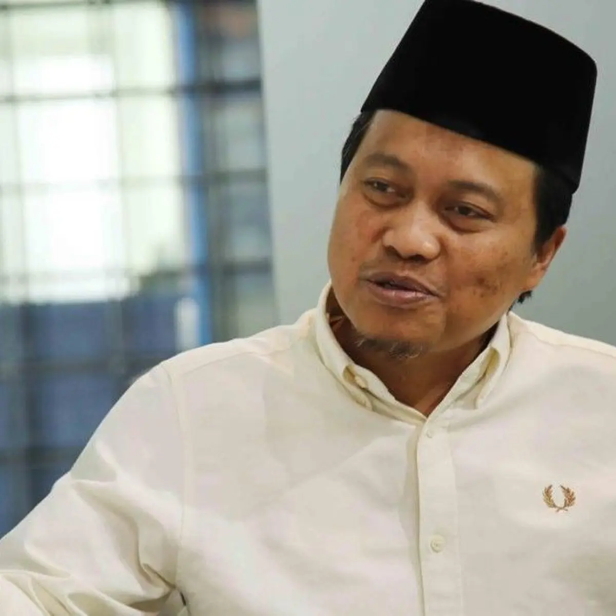 Kunjungan KH Muhammad Yusuf Chudori ke Redaksi Detikcom, di Gedung Trans TV, Jakarta, Selasa (19/5/2026). Foto: Rengga Sancaya