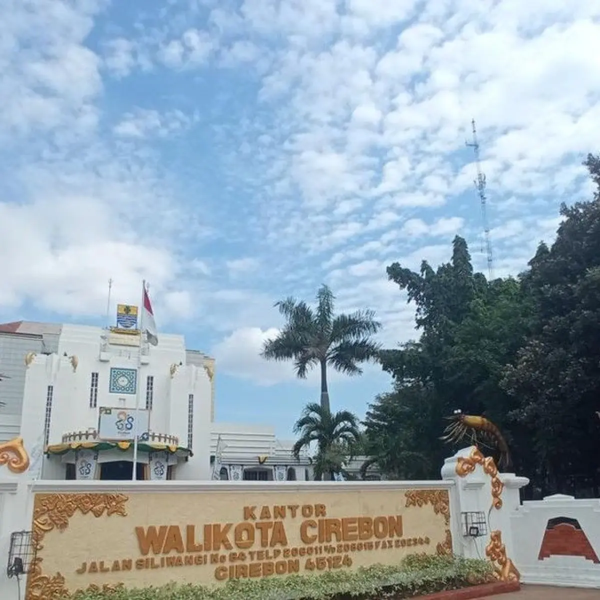 Balai Kota Cirebon. (Foto: Ony Syahroni)