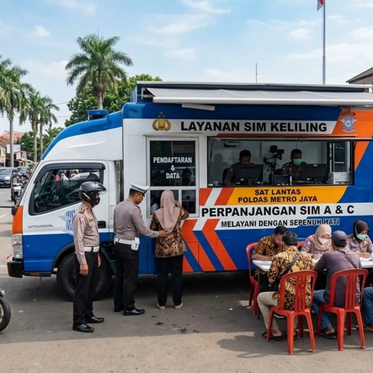 SIM Keliling Bali: Catat Lokasi dan Jadwal Pembaruan Masa Berlaku SIM di Badung, Buleleng, Tabanan Hari Ini