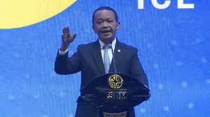 Foto: Menteri ESDM, Bahlil Lahadalia menyampaikan sambutan dalam pembukaan dan peresmian IPA Convention and Exhibition 2026 di ICE BSD, Tangerang, Rabu (20/5/2026). (Tangkapan Layar Youtube/KementerianESDM)