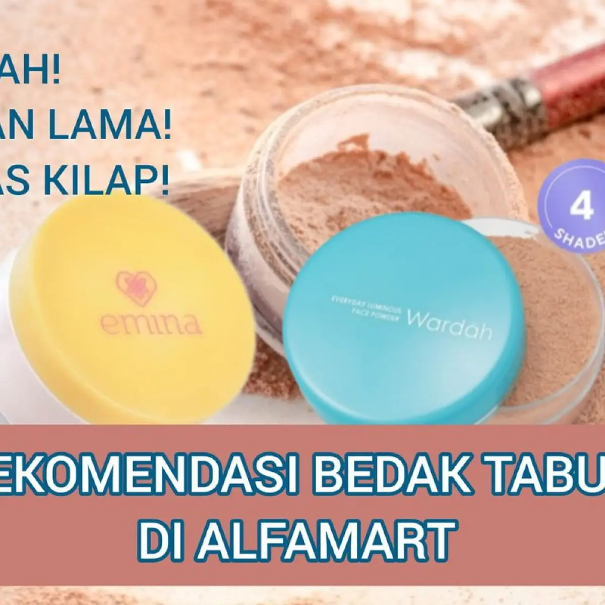 pilihan produk bedak padat wardah (Foto: Radarpekalongan)