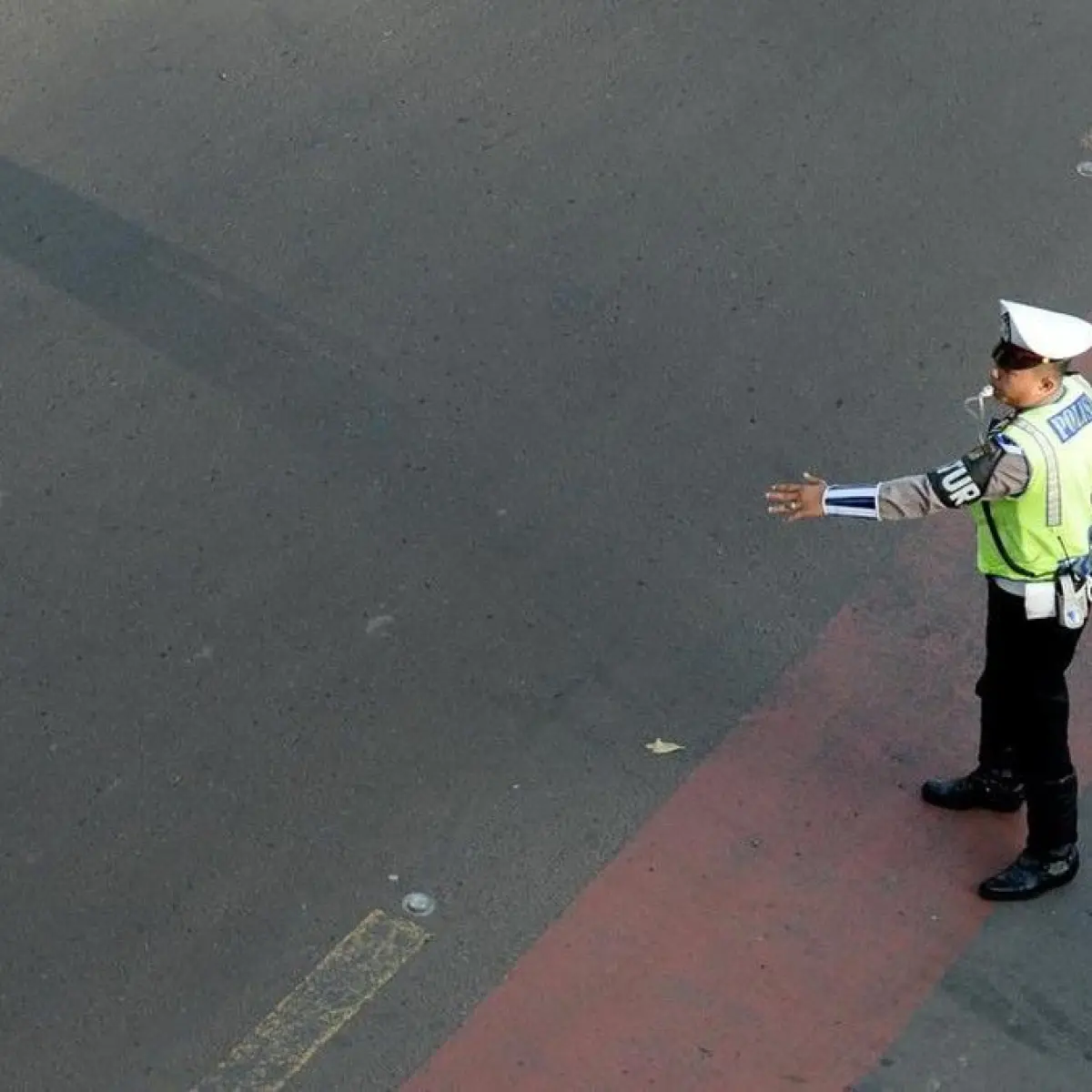 Ilustrasi Polisi Lalu Lintas (Foto: detikcom/Ari Saputra)