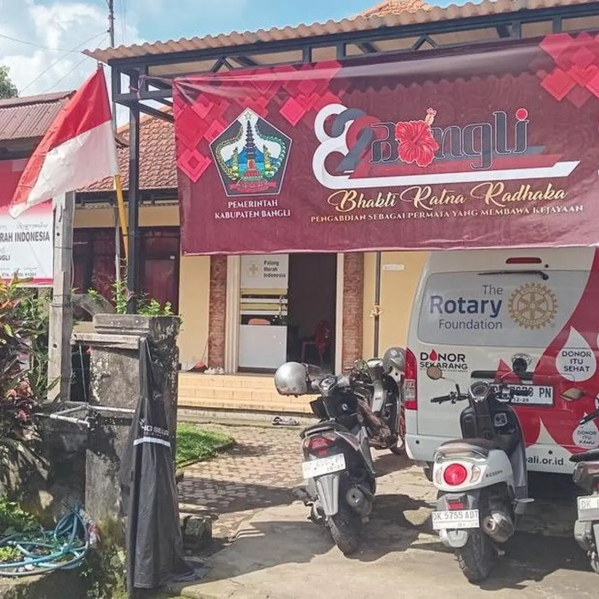 Foto: Markas PMI Bangli di Jalan Brigjen Ngurah Rai, Jumat (22/5/2026). (Aryo Mahendro/detikBali).