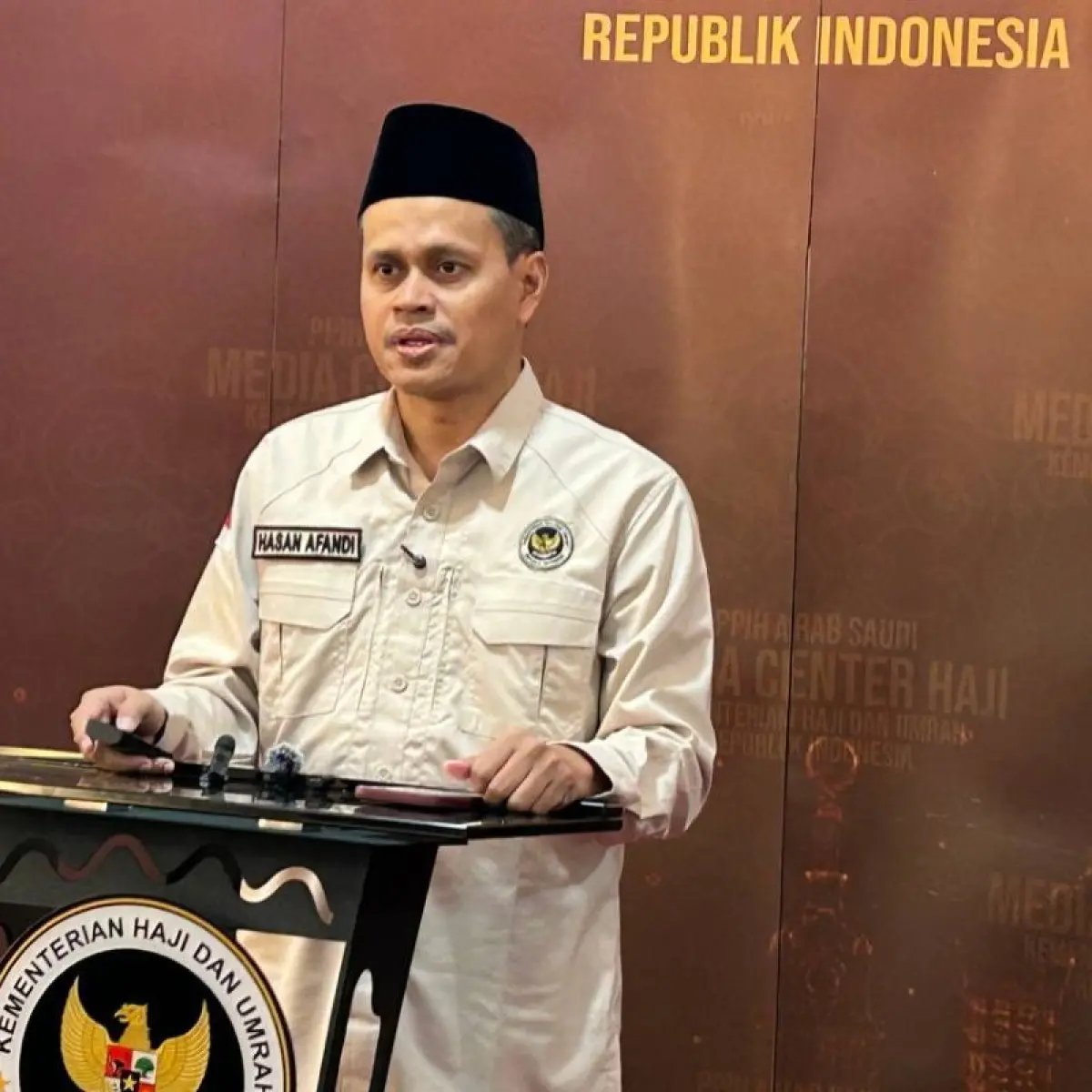 Kepala Biro Humas Kementerian Haji dan Umrah (Kemenhaj) Moh. Hasan Afandi(Doc MCH 2026)
