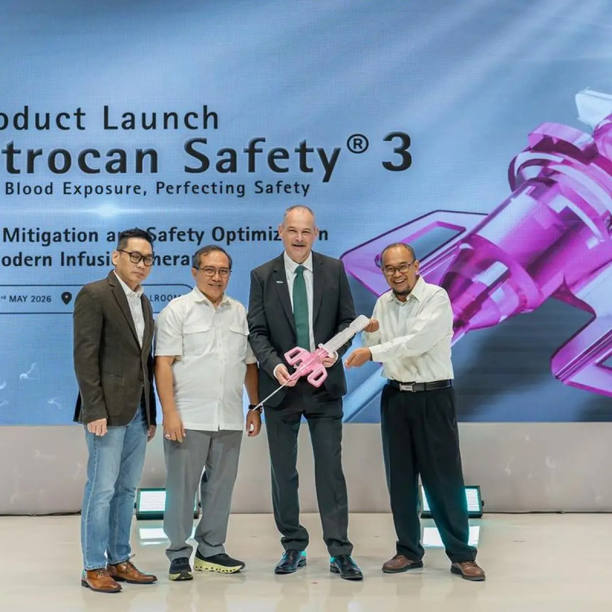 B. Braun Indonesia memperkenalkan Introcan Safety 3, kateter intravena generasi terbaru yang dilengkapi teknologi blood control septum untuk membantu mengurangi potensi keluarnya darah selama proses pemasangan infus.(Dok. B. Braun Indonesia)