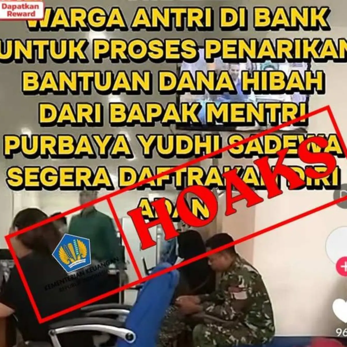 Kementerian Keuangan Bantah Keras Isu Hoaks Pencairan Dana Hibah Atas Nama Menkeu Purbaya