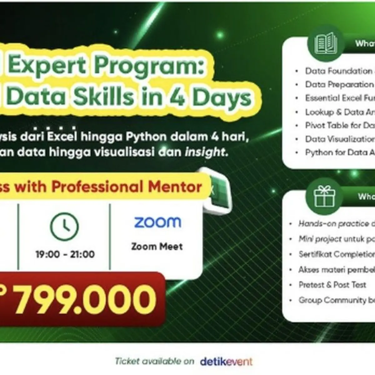 Kuasai Analisis Data Modern: KEI Learning Tawarkan Bootcamp Intensif Excel dan Python untuk Profesional