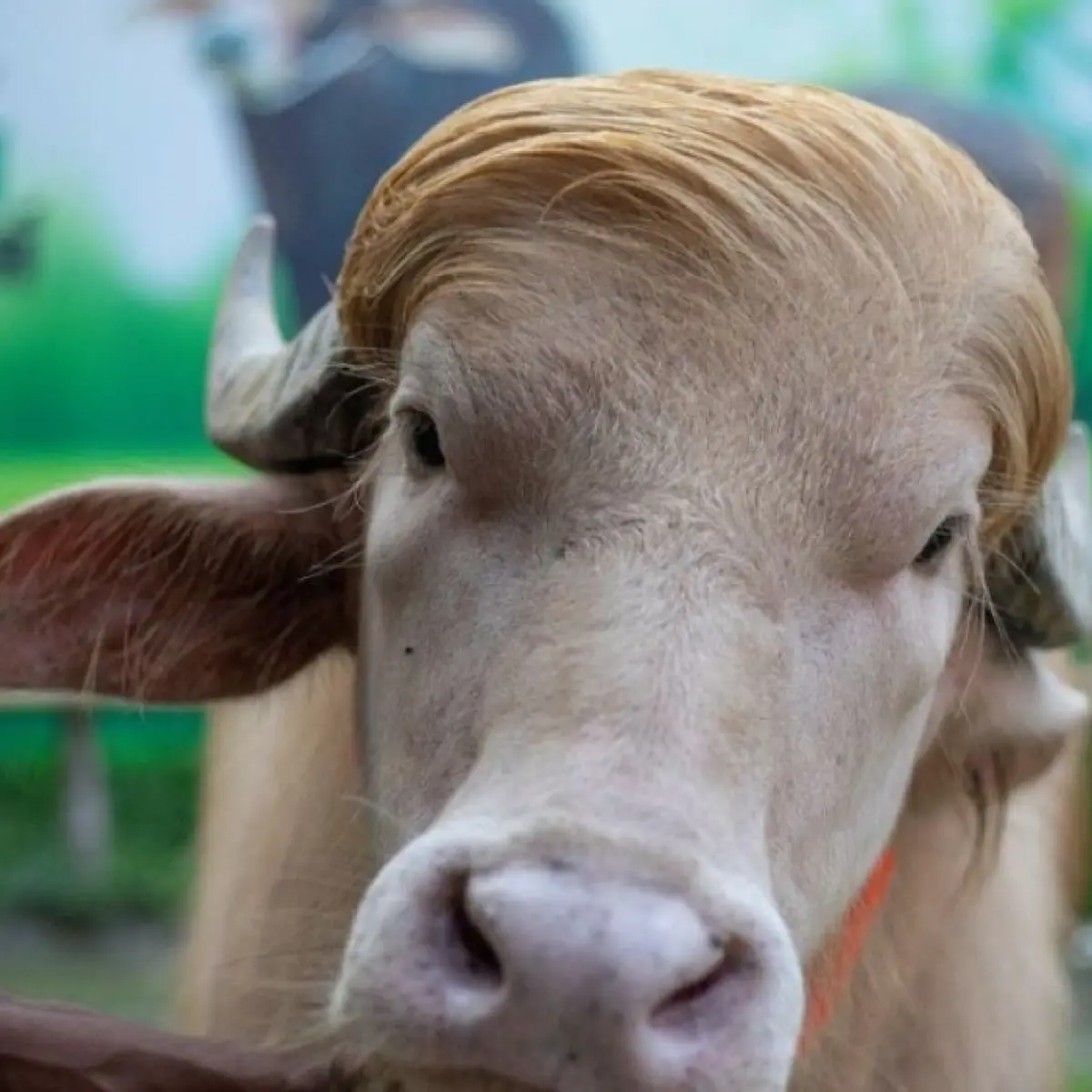 Kerbau Albino Mirip Tokoh Dunia Selamat dari Penyembelihan Idul Adha di Bangladesh