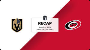 Analisis Duel Puncak NHL: Ketika Vegas Golden Knights Hadapi Tantangan Berat dari Carolina Hurricanes