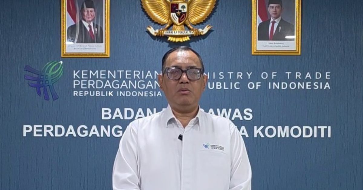 Kepala Badan Pengawas Perdagangan Berjangka Komoditi (Bappebti), Tirta Karma Senjaya