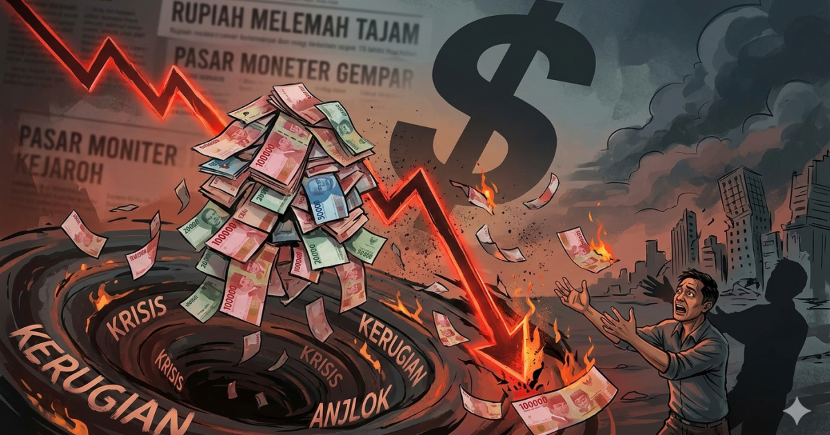 Rupiah Tembus Rp18.000 per Dolar AS: Rekor Terlemah Sepanjang Sejarah