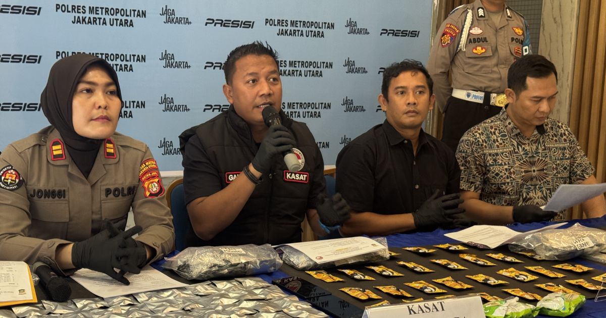 Pengungkapan Jaringan Narkotika Cair Etomidate dalam Bentuk Vape, Polres Jakut Amankan Barang Bukti Rp 1,5 Miliar