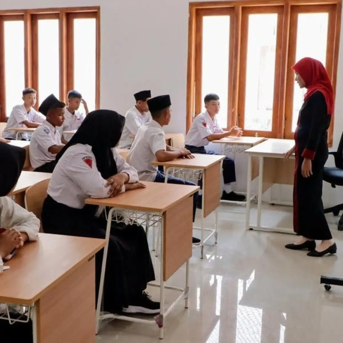 Foto: Ilustrasi Sekolah Rakyat. (Charolin Pebrianti)