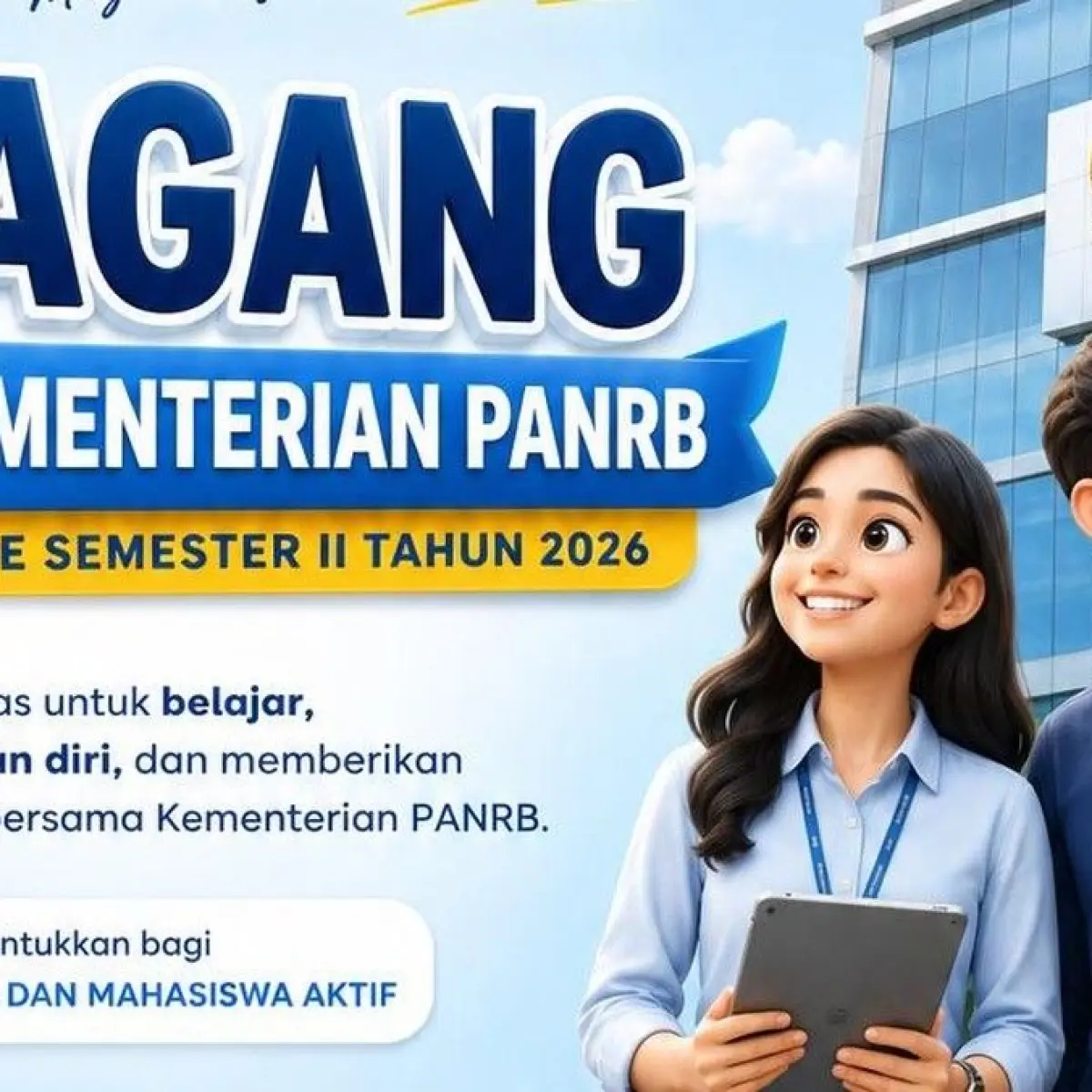 Pendaftaran magang Kementerian PANRB. Foto: Lentera/Kementerian PANRB