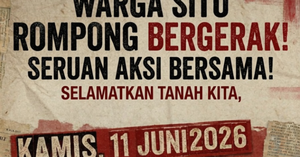Ratusan Warga Situ Rompong Akan Kepung Kejari Tangsel: Hindari Rute Ini