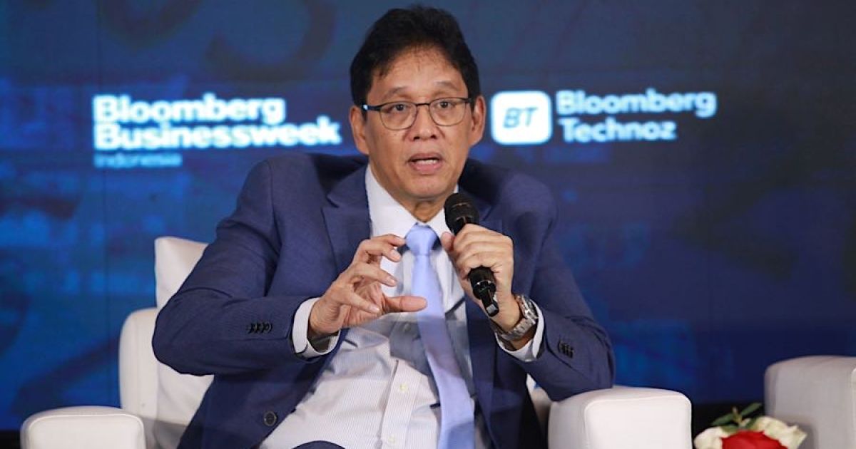 Menkeu Purbaya Yudhi Sadewa saat Bloomberg Technoz Economic Outlook 2026 di Jakarta beberapa waktu lalu. (Foto: Bloomberg Technoz/Andrean Kristianto)