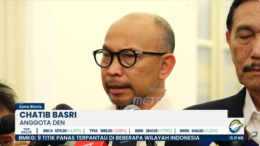 Ekonom senior Chatib Basri. DOK Metro TV