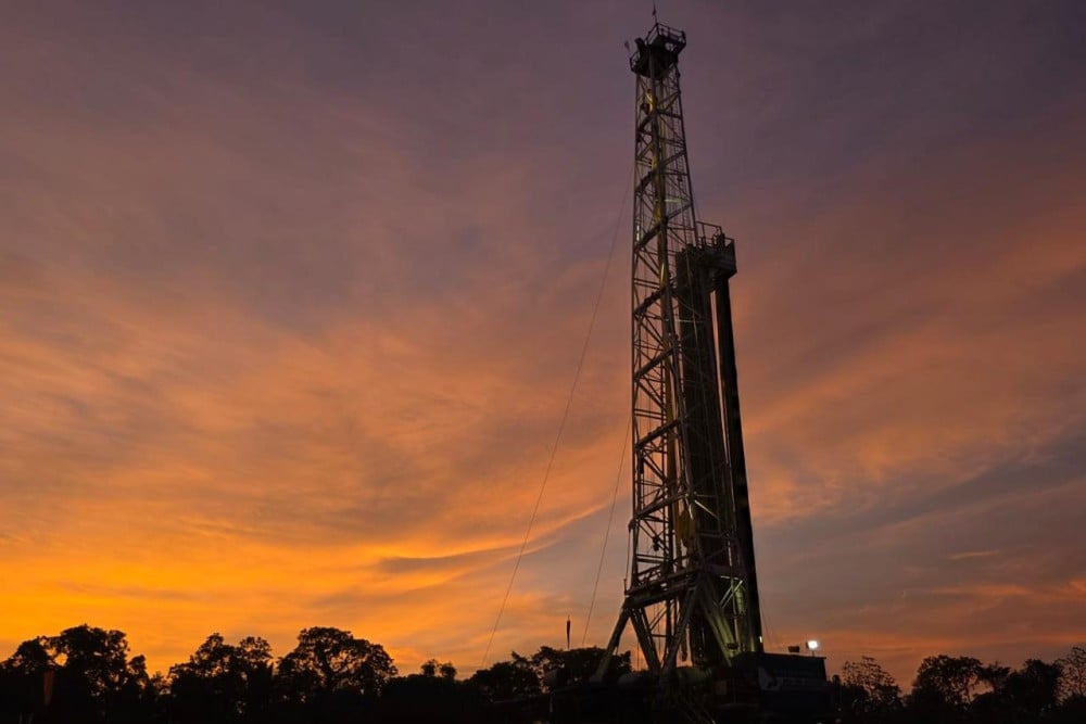 Pertamina melakukan pengeboran di lapangan minyak Salawati, Papua./Istimewa-SKK Migas