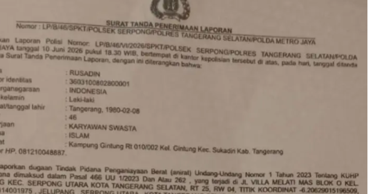 Jangan Ada yang Kebal Hukum, PWI Tangsel Kawal Kasus Dugaan Penganiayaan Pimred BantenNet