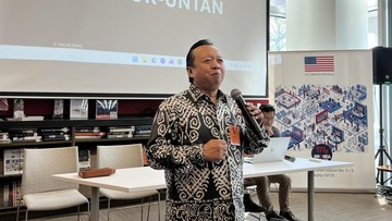 Kepala Divisi Kerja Sama dan Pengembangan Beasiswa LPDP Agam Bayu Suryanto. Foto: Abdur Rahman Ramadhan/detikcom