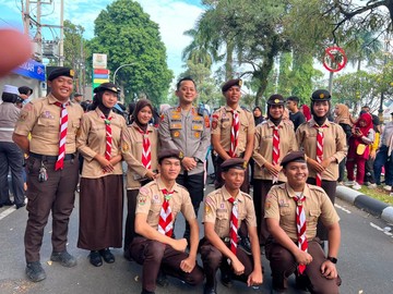Semarakkan HUT Ke-80, Polres Bogor Pimpin Senam Massal Meriahkan CFD
