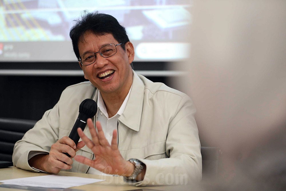 Menteri Keuangan Purbaya Yudhi Sadewa menyampaikan keterangan pada konferensi pers tentang pajak di Jakarta, Senin (11/5/2026). Bisnis/Himawan L. Nugraha