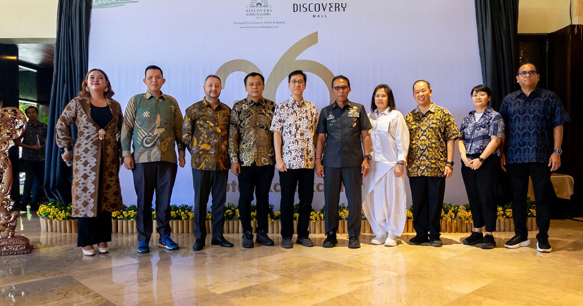 Foto Para Petinggi Discovery Kartika Plaza Kuta Bali dalam Acara Opening Pre Launch menuju ulang tahun ke 36 tahun. (Infotren)