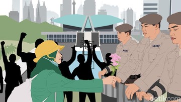 Mahasiswa Trisakti Geruduk DPR, Tuntut Pemerintah Percepat Pemulihan Ekonomi Nasional