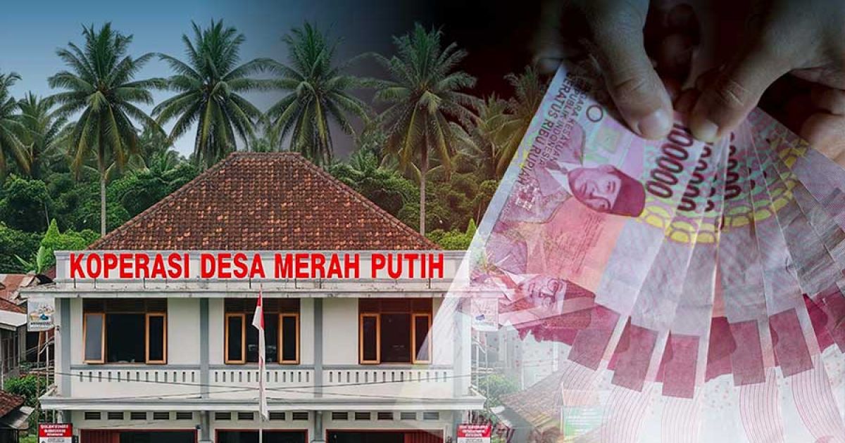 Ilustrasi Koperasi Desa (Kopdes) Merah Putih. (Foto Diolah dari Berbagai Sumber oleh Bloomberg Technoz)