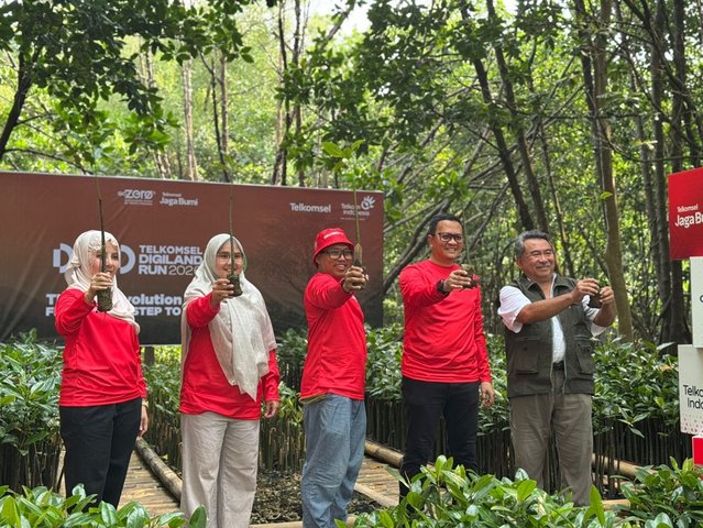 Ilustrasi: Telkomsel Awali Aksi Hijau: Tanam Seribu Mangrove di Angke dalam Semangat GoZero%