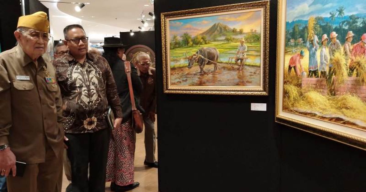 Forwan dukung pameran seni rupa nasional bertajuk Merajut Asa, Menghidupkan Kreatif Bangsa yang resmi dibuka di Lippo Mall Nusantara, Jakarta. foto: Forwan