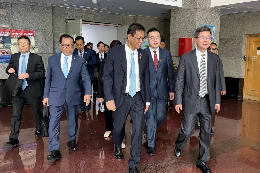 Pertemuan bilateral Menkeu RI Purbaya Yudhi Sadewa serta Menkeu China Lan Fo'an di Beijing, China, Rabu (17/6/2026)./Kemenkeu.