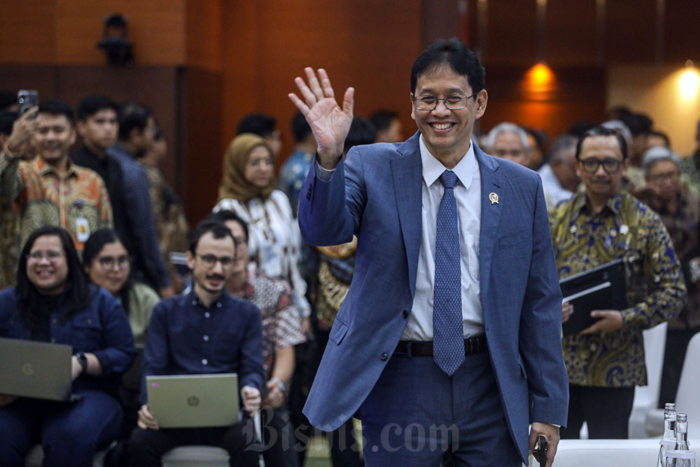 Menteri Keuangan Purbaya Yudhi Sadewa menyampaikan paparan saat konferensi pers APBN KiTa di Jakarta, Selasa (5/5/2026). Bisnis/Arief Hermawan P