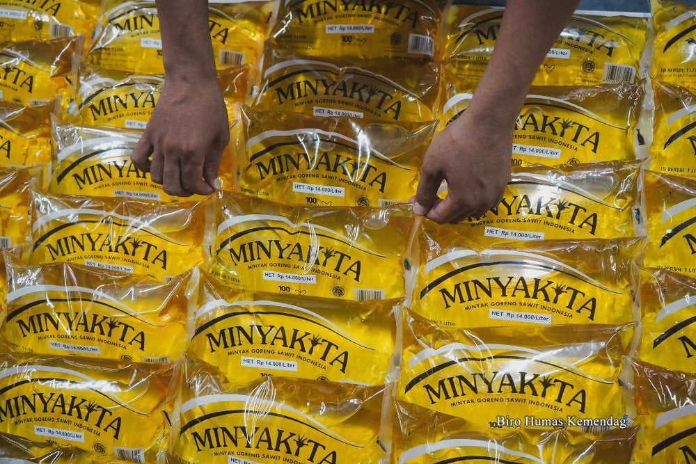 Produk minyak goreng curah kemasan besutan Kementerian Perdagangan, Minyakita - Dok. Kemendag.