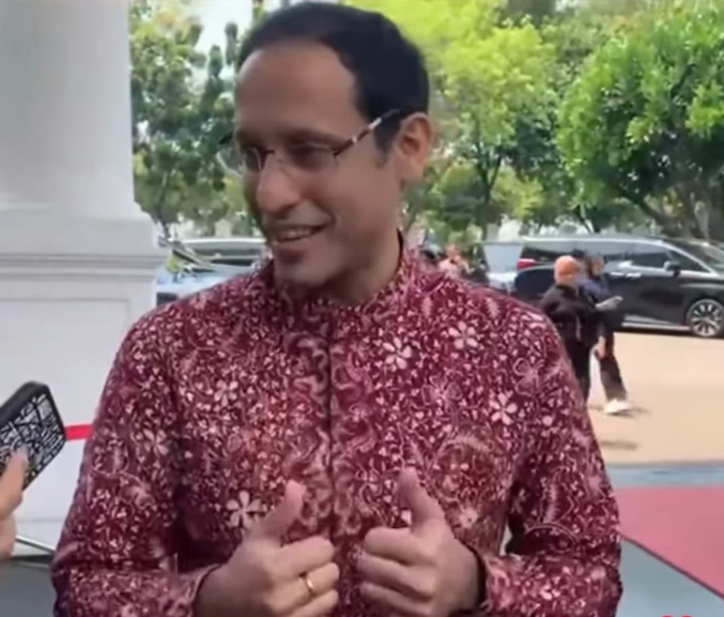 Mantan Mendikbudristek, Nadiem Makarim.