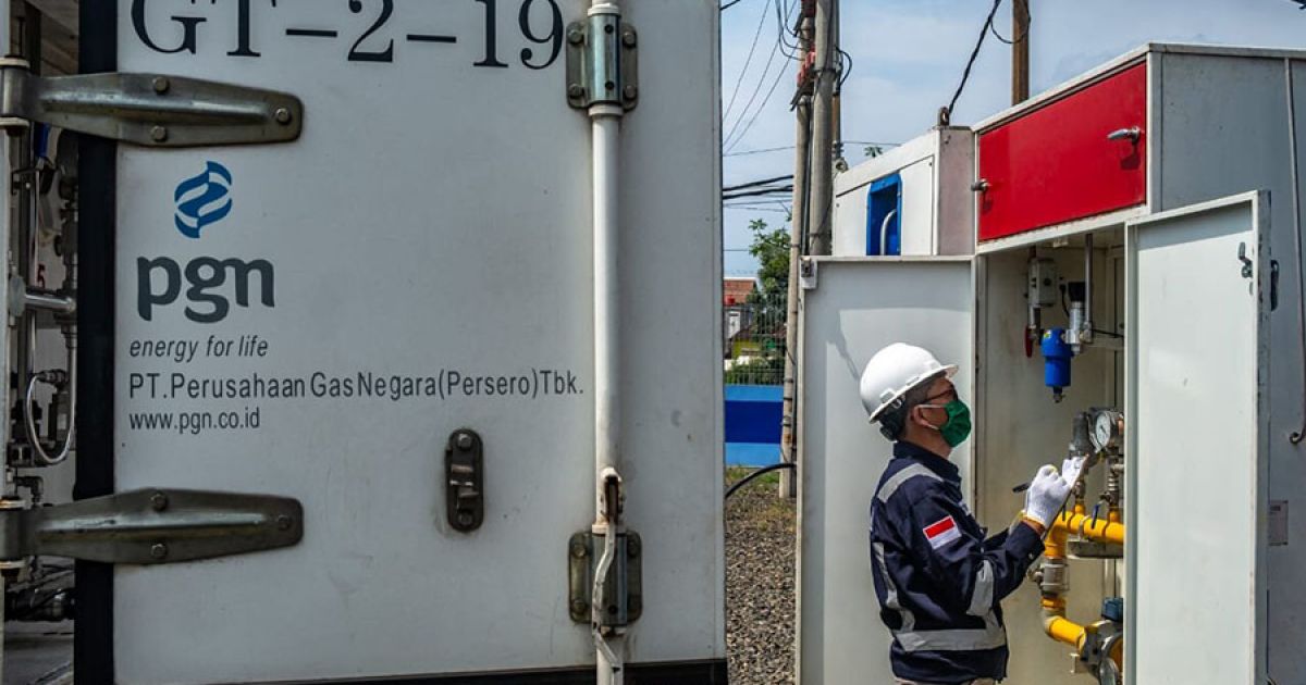 Perusahaan Gas Negara (PGAS). (Dok. PGN via Bloomberg)