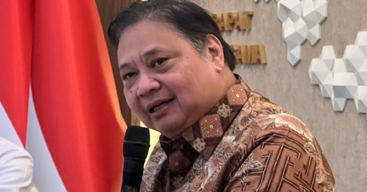 Menko Perekonomian Airlangga Hartarto. (Foto: Bloomberg Technoz/Mis Fransiska)