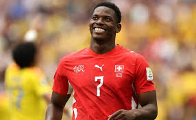 © Alex Grimm/Getty ImagesBreel Embolo reacts during the FIFA World Cup 2026 Round of 16 match