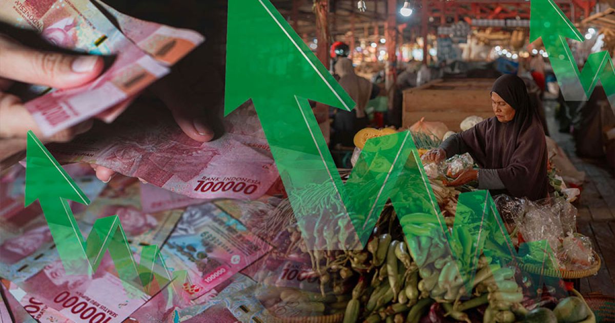 Pertumbuhan Ekonomi Indonesia 2024 Tercatat 5,03 persen Lebih Rendah dari Target Pemerintah (Bloomberg/Diolah oleh Bloomberg Technoz)