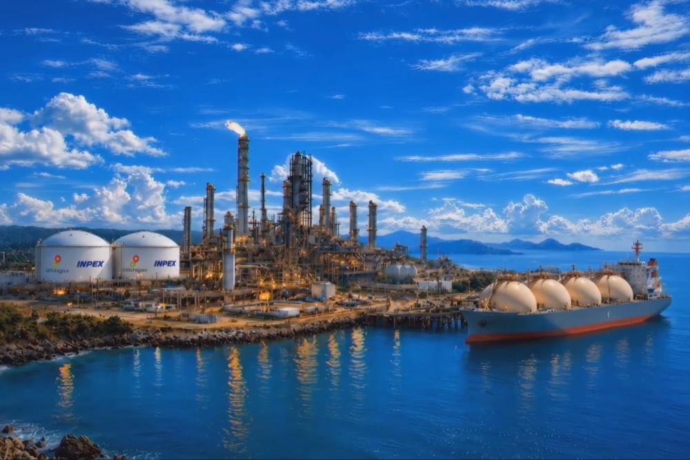Ilustrasi Proyek LNG Abadi, Blok Masela./YouTube Sekretariat Kabinet
